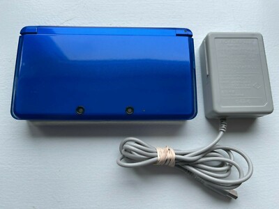 Nintendo 3DS Console - Cobalt Blue - Japanese Import - Good