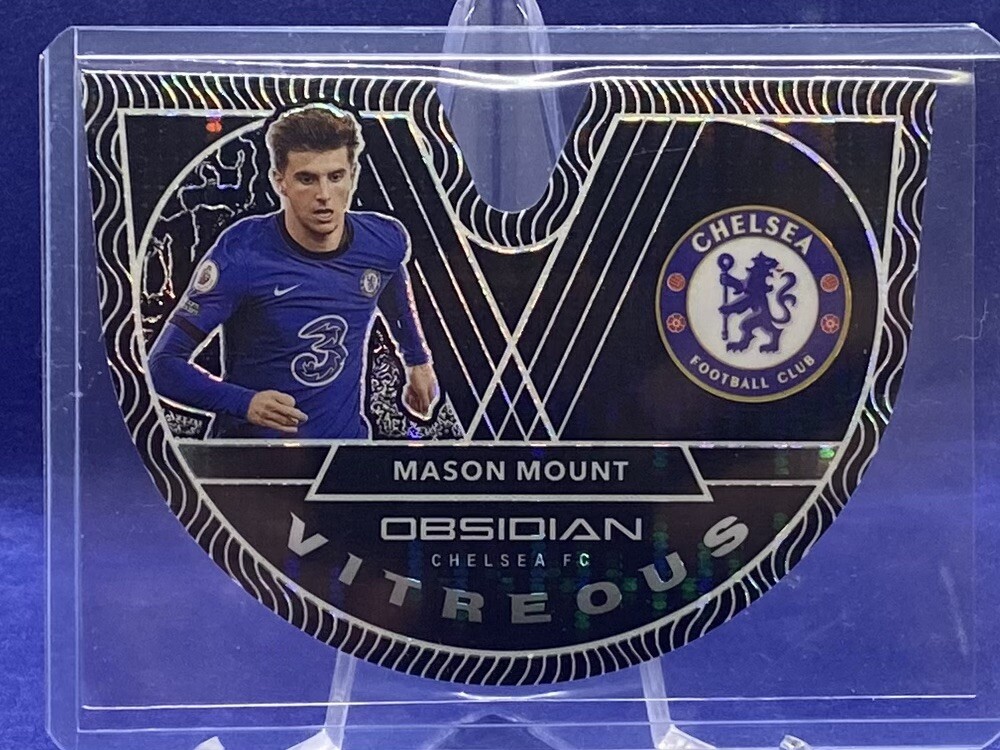 Mason Mount 2020-21 Panini Obsidian #5 Vitreous White Pulsar Etch