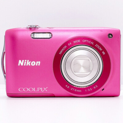 Nikon COOLPIX S3300 Digital Camera 6x Optical Zoom 16.0MP