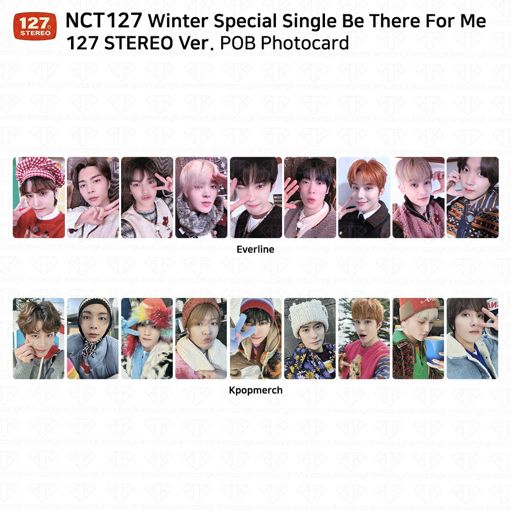 NCT 127 Winter Special Single Be There For Me POB Photocard