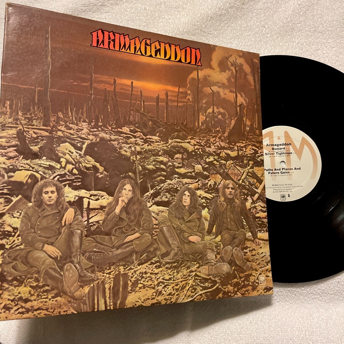 Armageddon (1975) VINYL RECORD : Keith Relf - Yardbirds - ORIGINAL