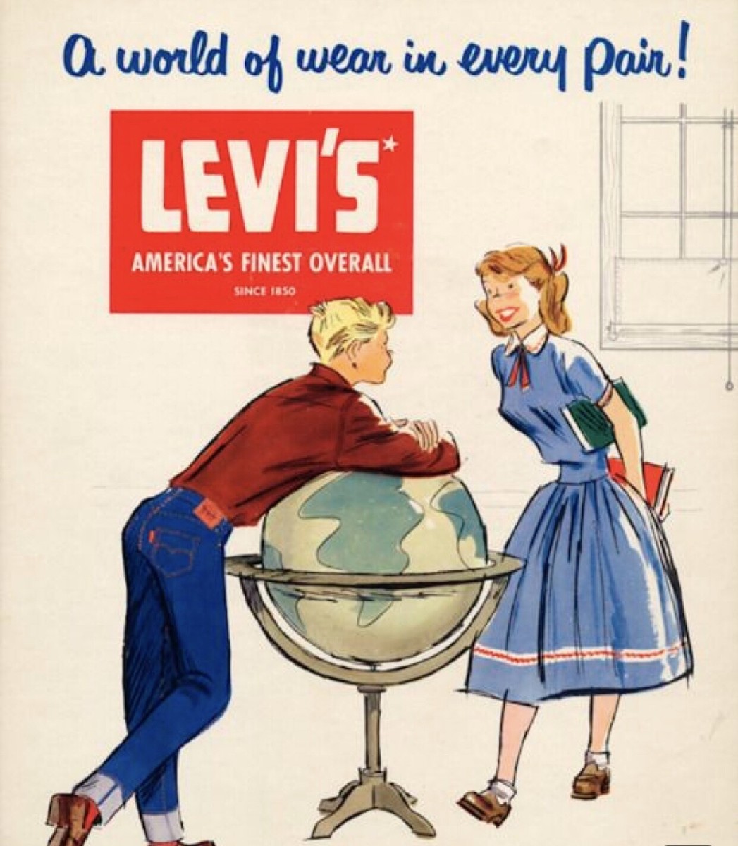 Vintage Levi's Poster : Archival Quality Art Print 13x19 | eBay