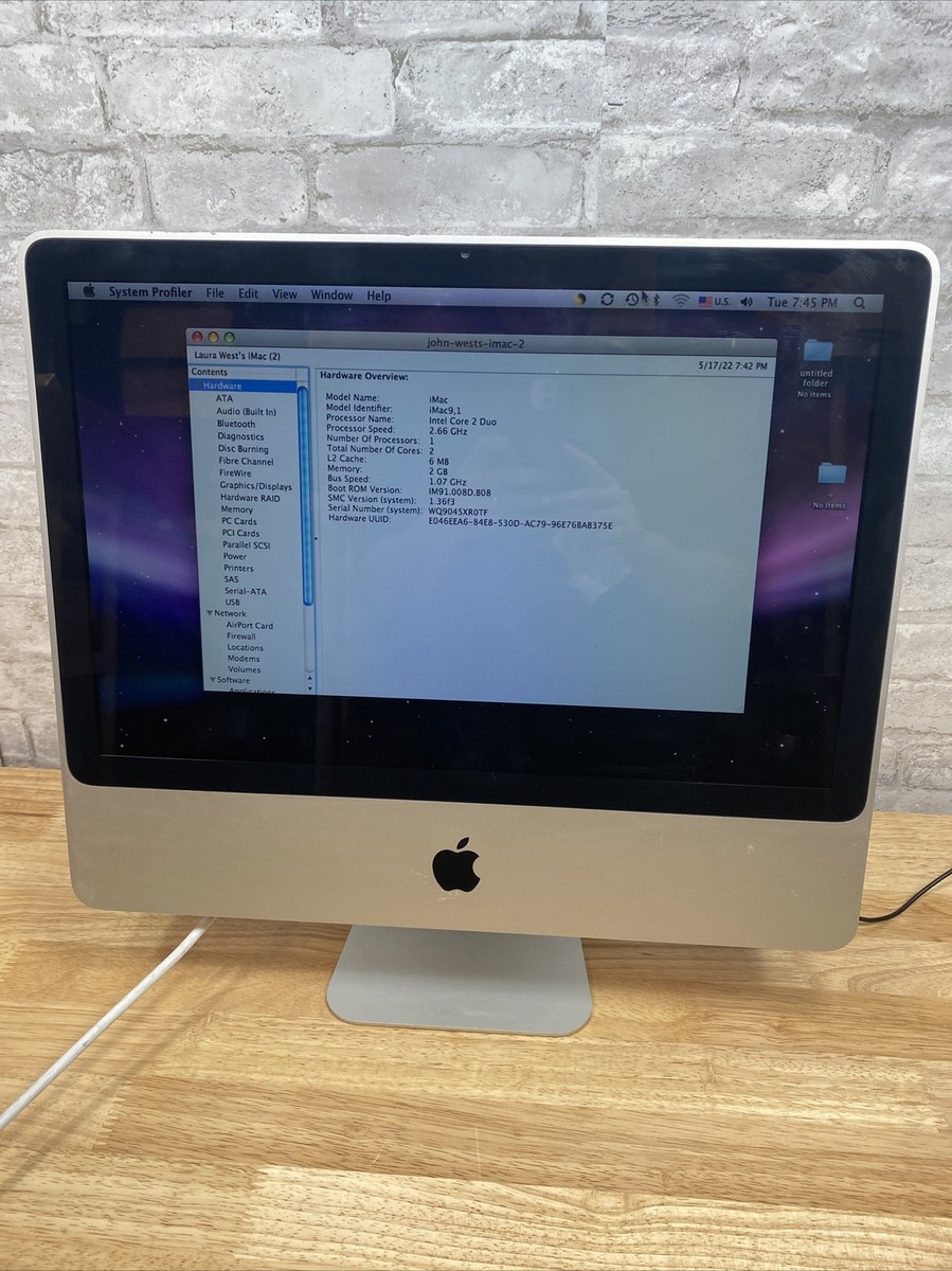 ジャンク] imac 27-inch.Late2009 core i7 2.8GHzメモリ16GB 1TB HDD