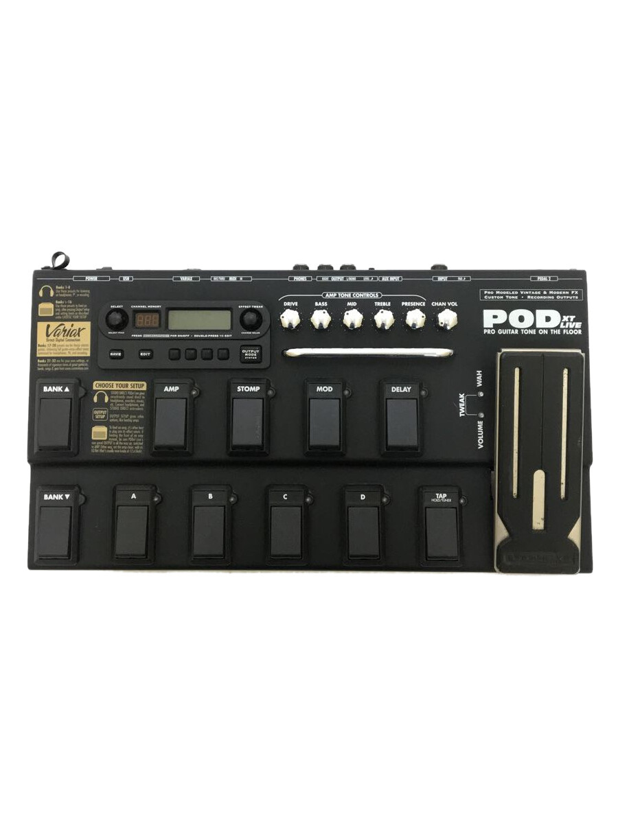 Line 6 Pod XT Live Guitar Multi Effects Pedal Board with adapter