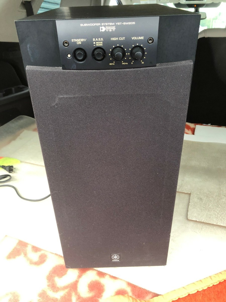 Yamaha YST-SW205 Power Subwoofer Speaker Home Theater System | eBay