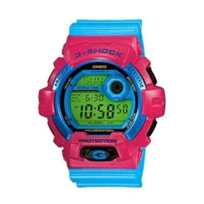 Rare Casio G-SHOCK G-8900SC-4 Classic Series Men Pink Blue Digital