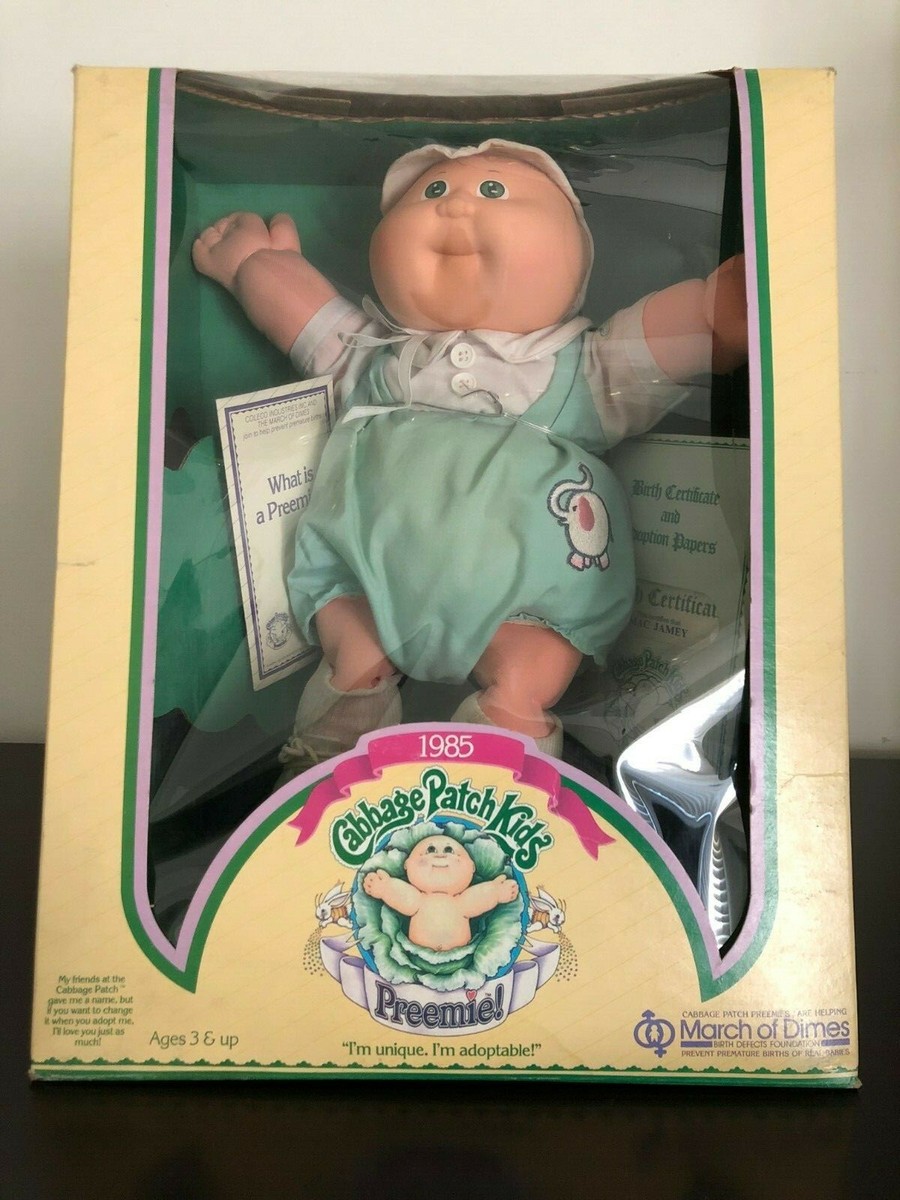 RARE Vintage Cabbage Patch Kids Doll 1985 