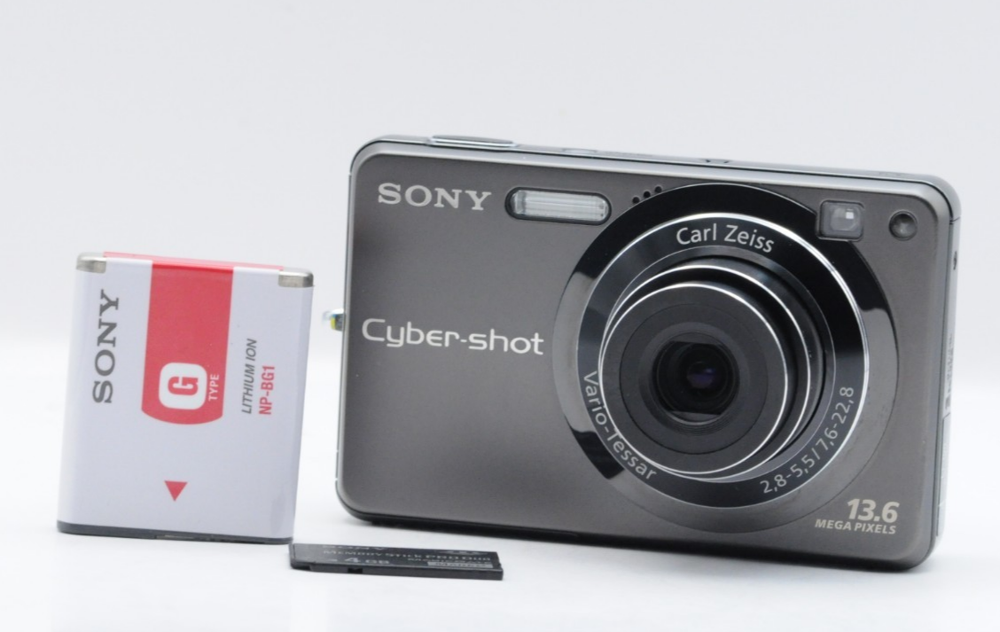 Sony Cyber-shot DSC-W300 13.6MP Digital Camera - Black for sale