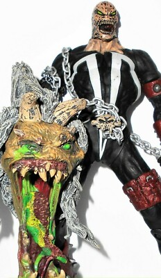 SPAWN UNMASKED 2001 series 20 MALEBOLGIA HEAD todd mcfarlane