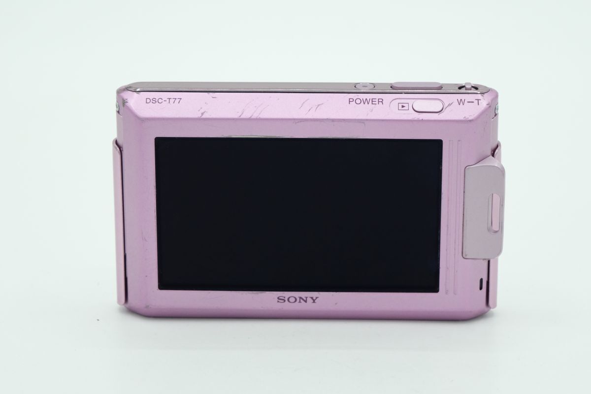 本日限定価格 SONY Cyber-shot DSC-T77 デジカメ ピンク Amazon.com