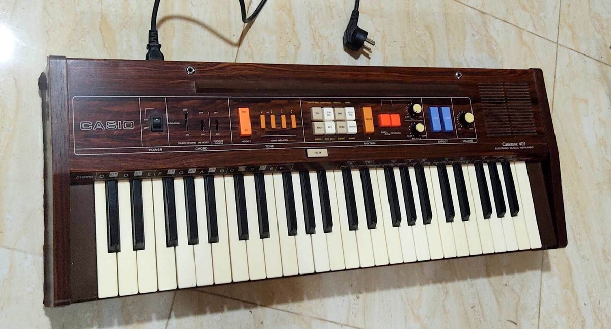 CASIO CASIOTONE 403 Electronic Analog Keyboard Vintage Synthesizer