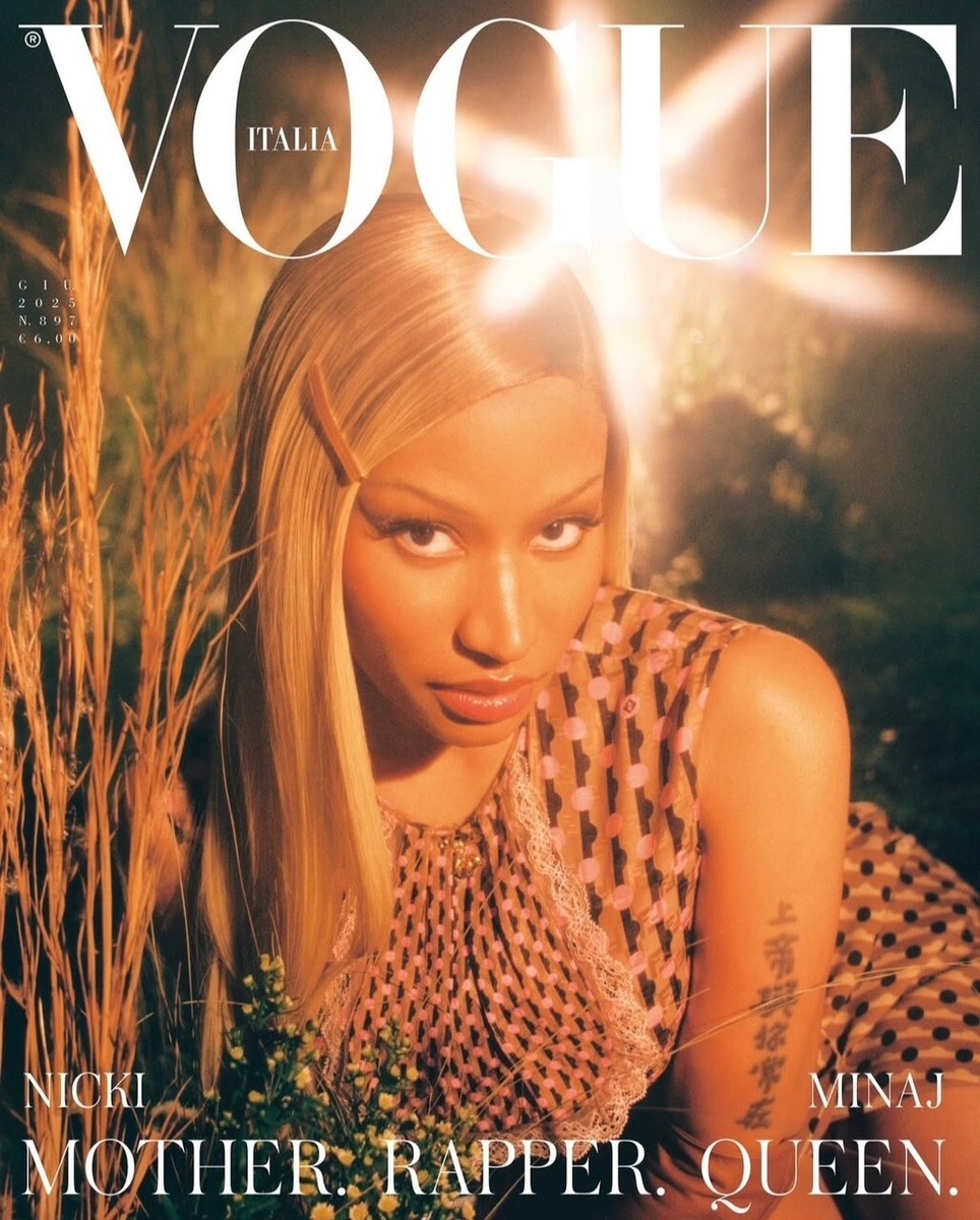 VOGUE Magazine ITALIA June 2025 NICKI MINAJ by PETRA COLLINS Brand