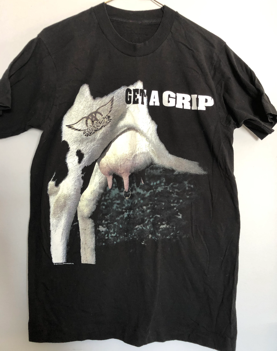 1993 Aerosmith Get a Grip Tour Concert Gift For Fan Black All Size