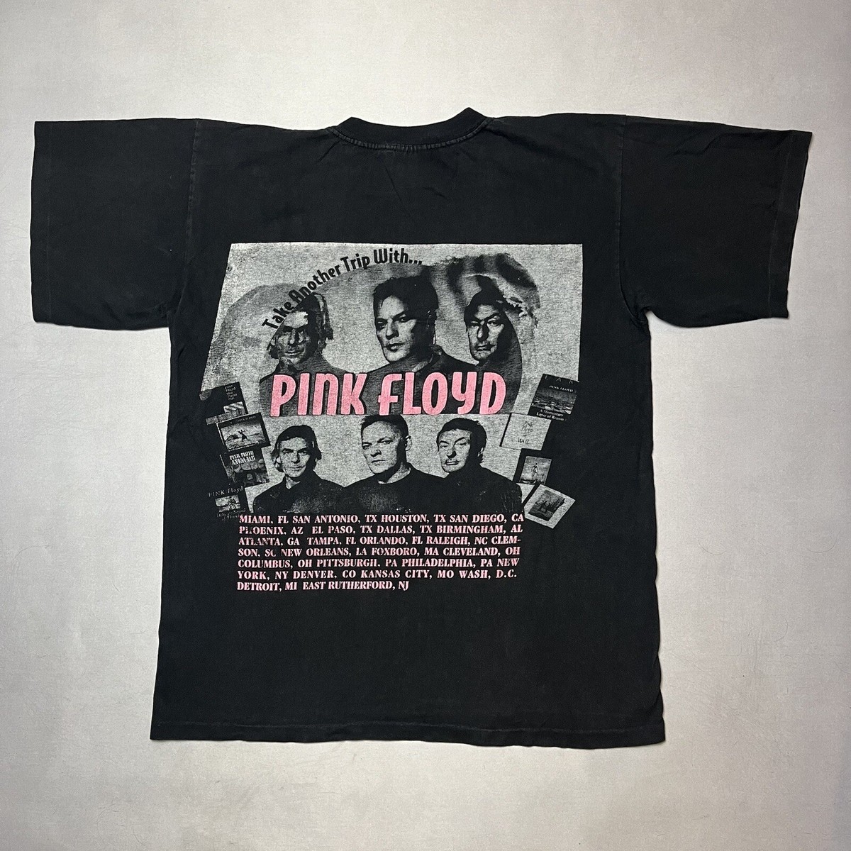 Vintage 90s Pink Floyd Division Bell Tour 1994 Single Stitch T