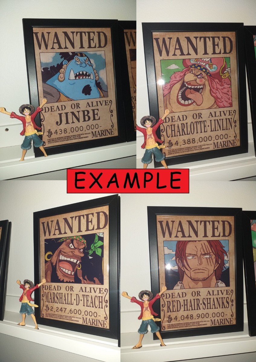 One Piece Wanted Poster - QUEEN **BUY 2 GET 1 FREE! see