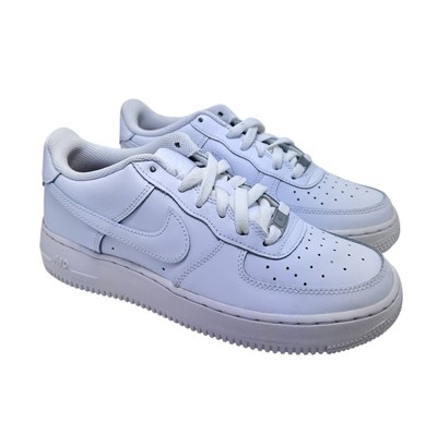Nike Air Force 1 LE GS Sneaker Size 7 Youth White/White | eBay