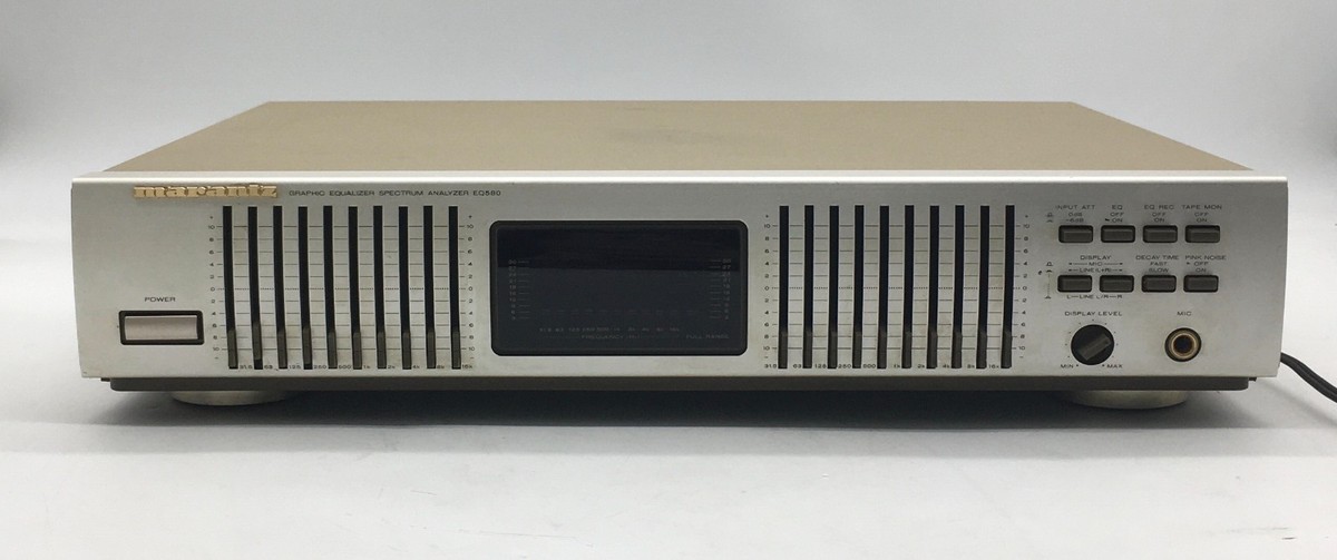 Marantz EQ580F Graphic Equalizer Spectrum Analyzer 100V 50/60Hz 8W