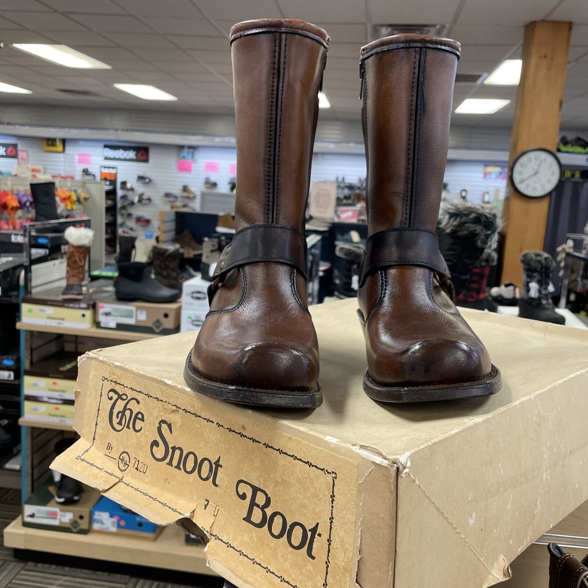 Double-H The Snoot Boot,Ladies 7d,#7120Square Toe,Harness,Zip Up