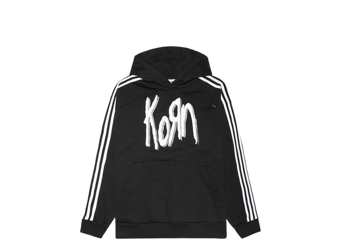 adidas Originals x Korn Parker Hoodie Black white IN9102 Size S