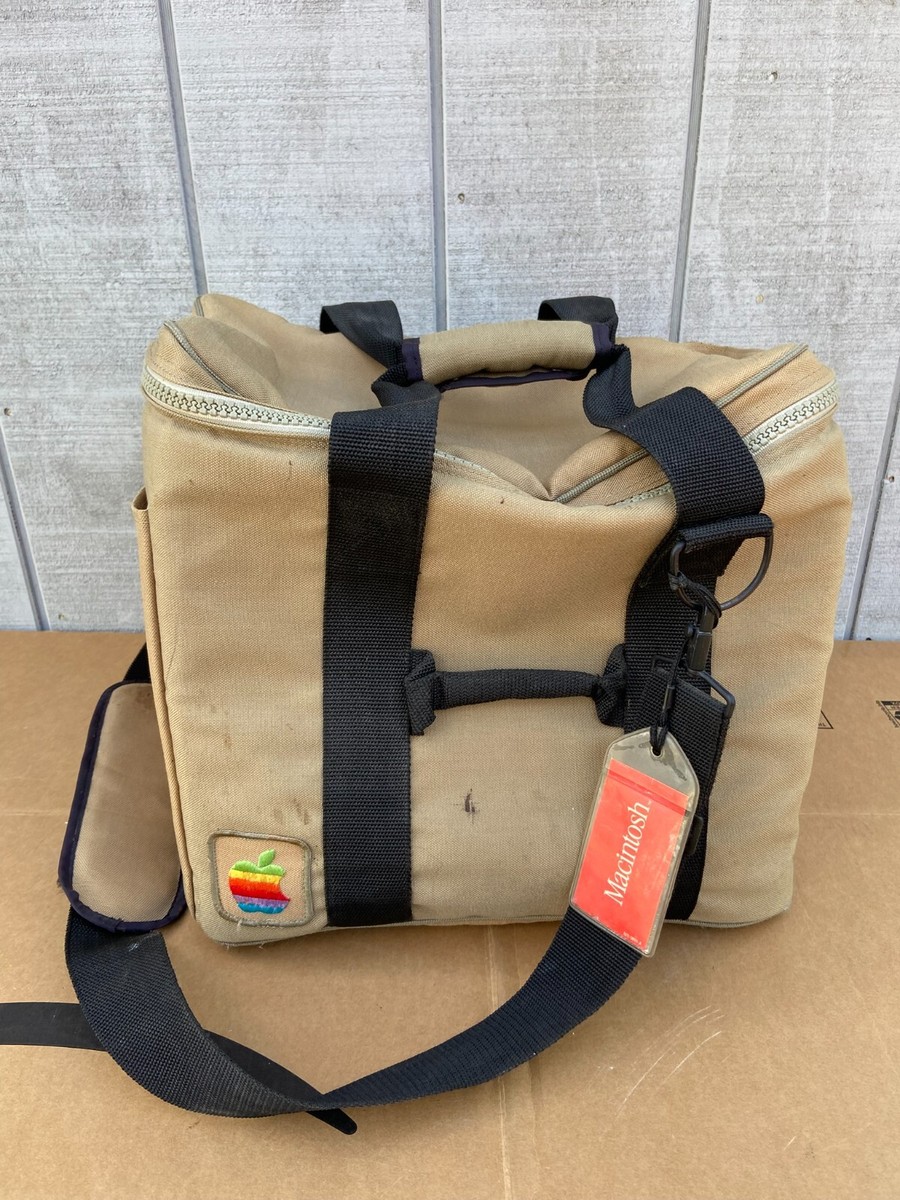 Vintage Apple Macintosh Computer Travel Bag Tote Carry-On Case
