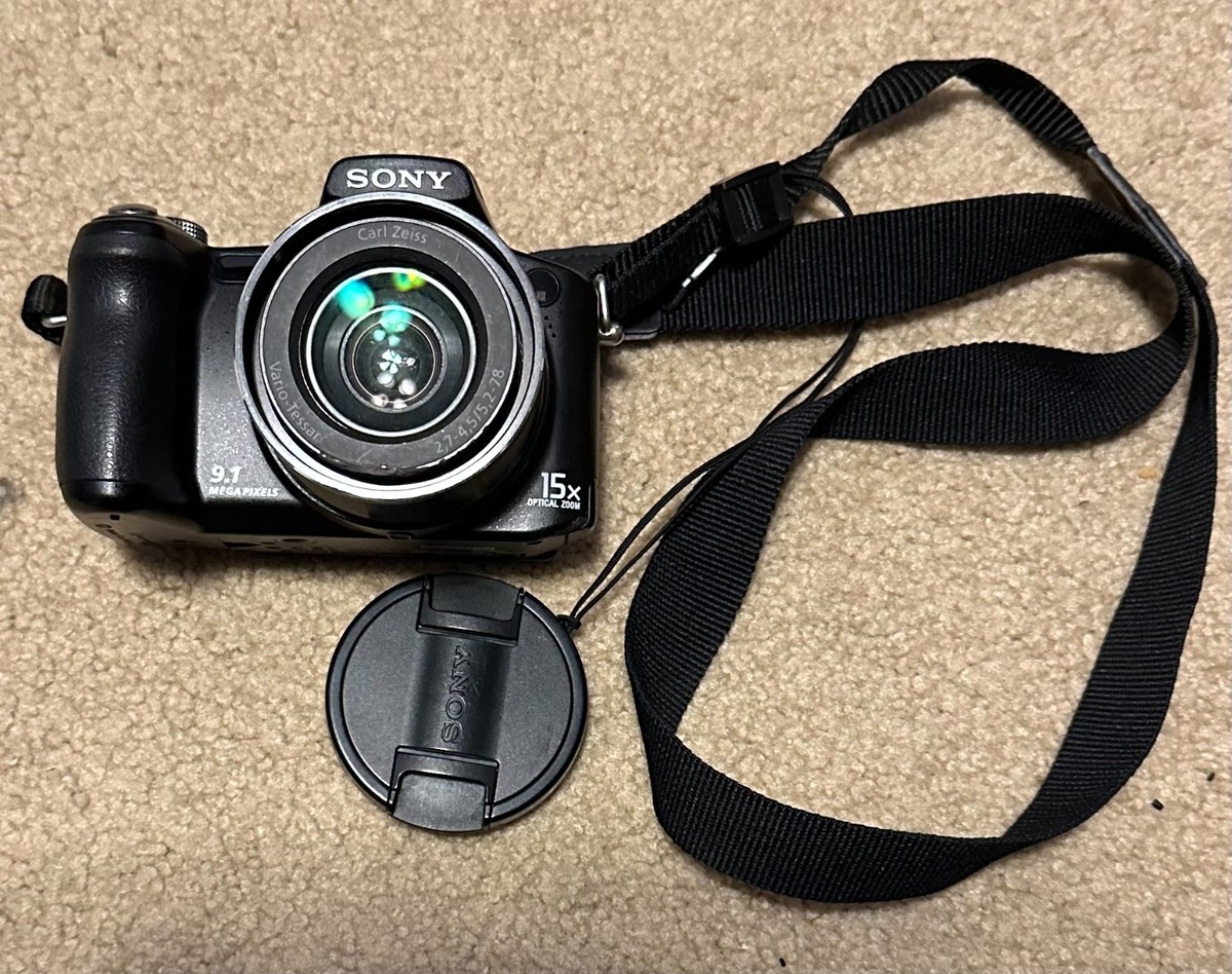 Sony Cyber-shot DSC-H50 9.1MP Digital Camera - Black for sale