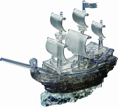 Crystal Puzzle 98-Piece Pirate Ship Black 50141 JP | eBay