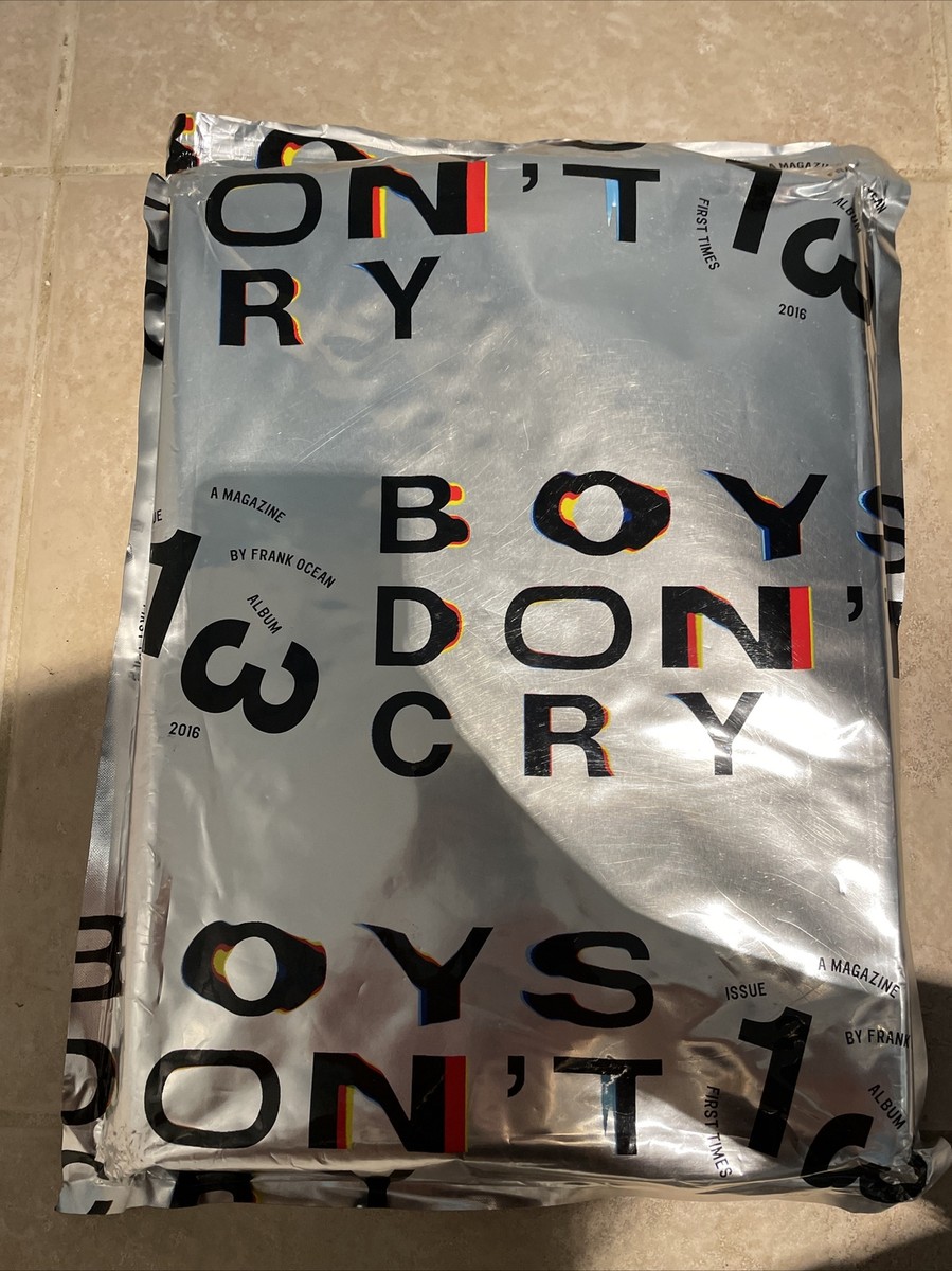 Frank Ocean Boys Don't Cry Zine Magazine Blond Blonde CD Limited
