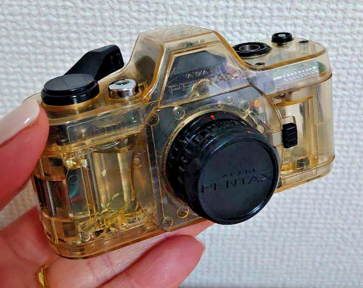 PENTAX auto 110 Skeleton Transparent Dummy Camera 24mm f/2.8 From