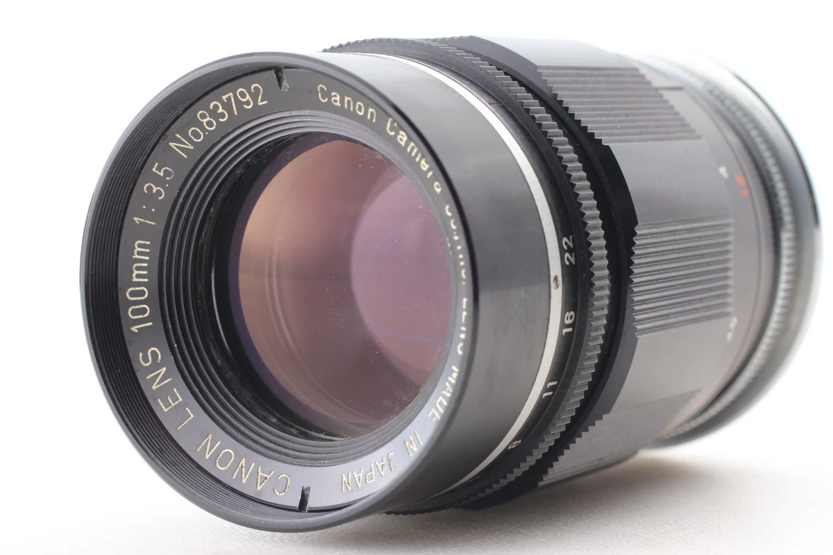 Canon f/3.5 Camera Lenses 100mm Focal for sale | eBay