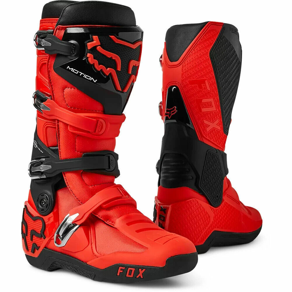 NEW! Fox Racing Motion Dirt Bike MX SXS ATV Boots - Red - Men's