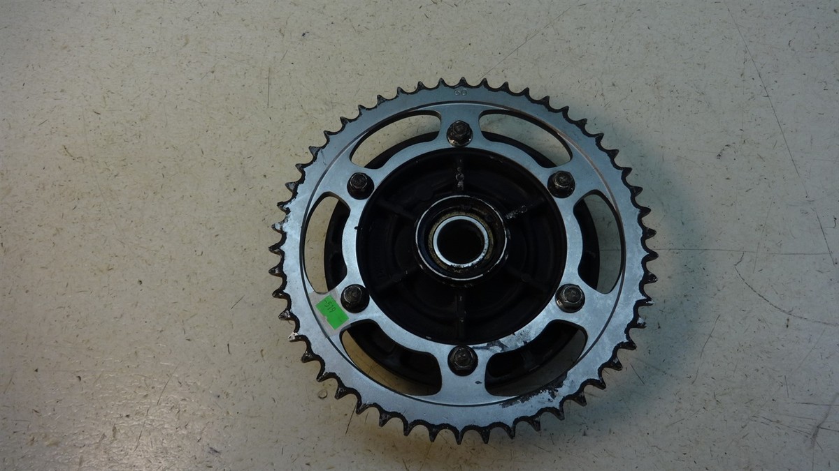 1987 Kawasaki ZX750-F Ninja ZX 750 K519. rear sprocket and carrier