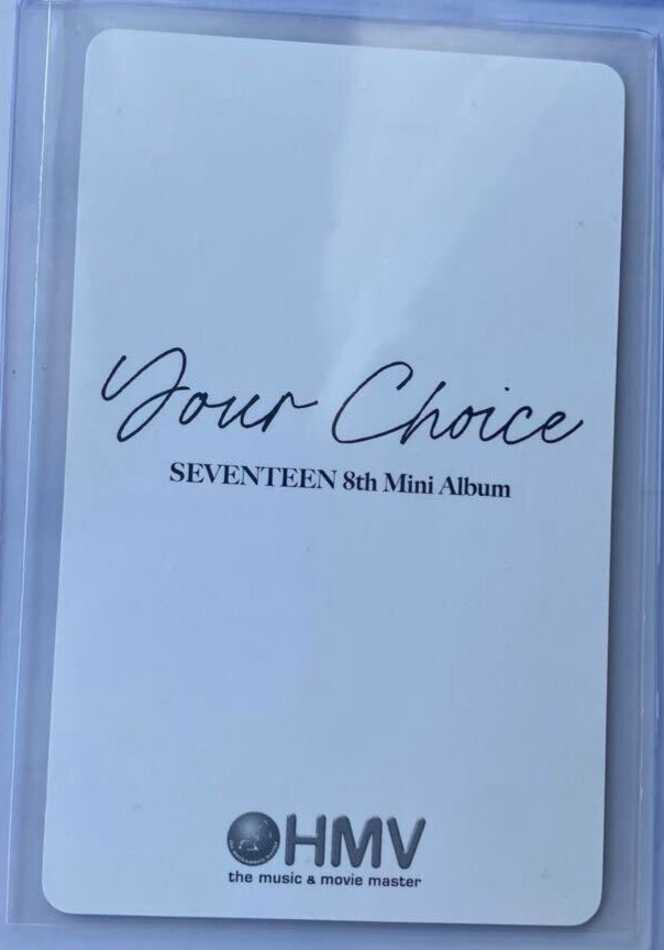 SEVENTEEN JEONGHAN Your Choice HMV Part 2 Thanks Campaign