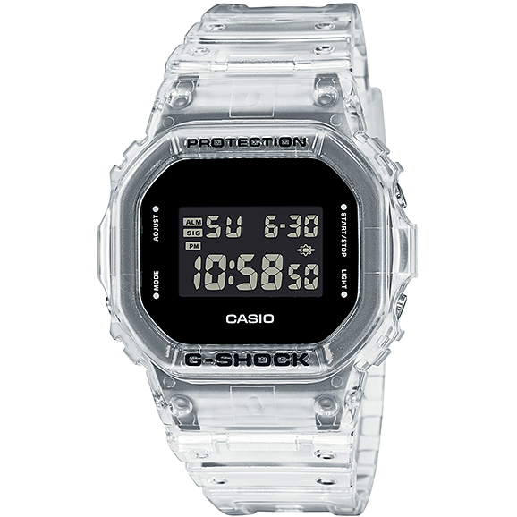 CASIO G-SHOCK DW-5600USKE-7JF Digital Watch Clear Skeleton Series
