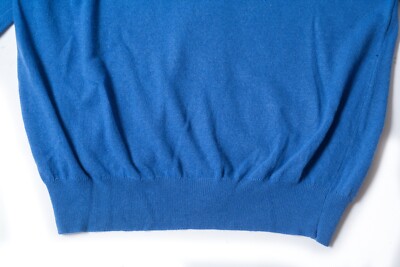Vintage Ballantyne 100% Pure Cashmere Made In Scotland Blue