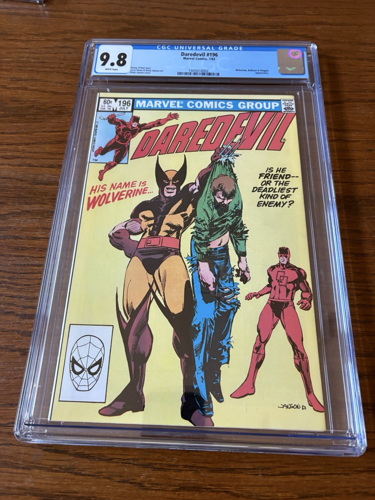 アメコミ マーベル Daredevil 196 1983 Wolverine アメコミ マーベル