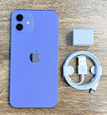 Apple iPhone 12 Purple 64GB - Fully Unlocked - Good Condition | eBay