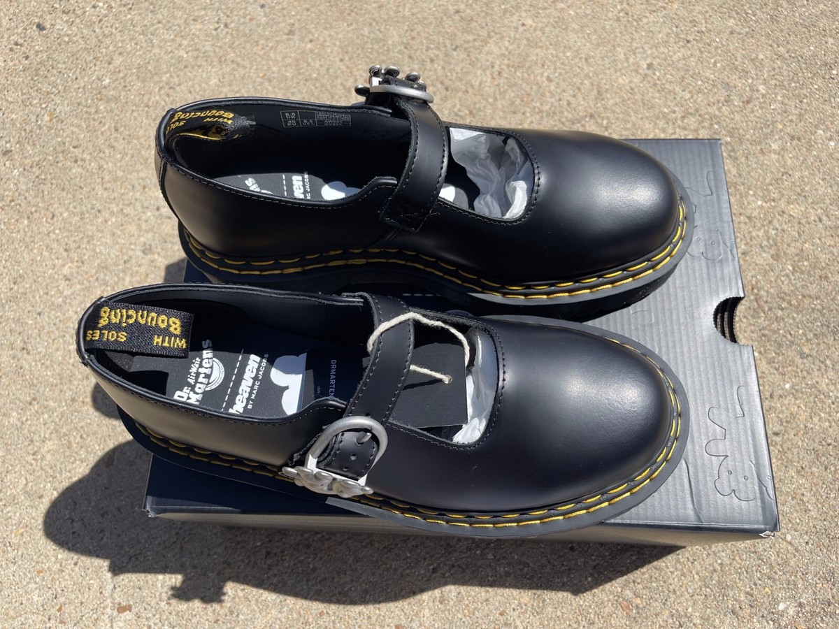 NIB DR. MARTENS HEAVEN BY MARC JACOBS ADDINA DS BEX SHOE Black