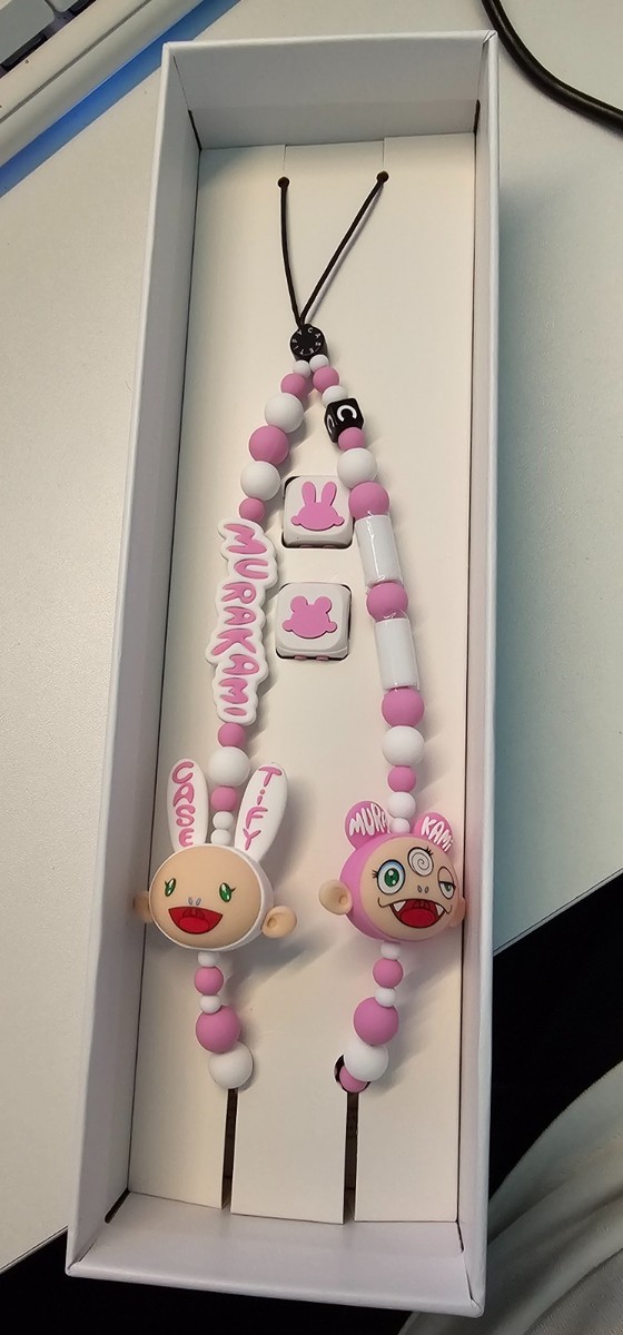 Casetify x Murakami - KAIKAI AND KIKI PHONE CHARM & CHARM CUBE SET