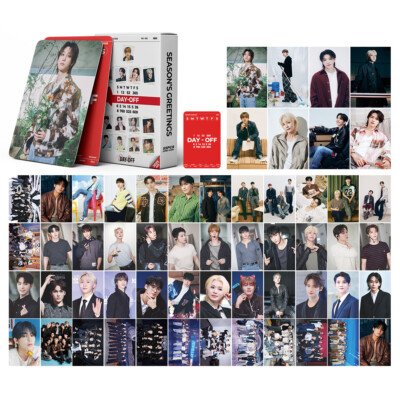 55pcs Set SEVENTEEN 2025 SEASON'S GREETINGS Day-Off Lomo Cards