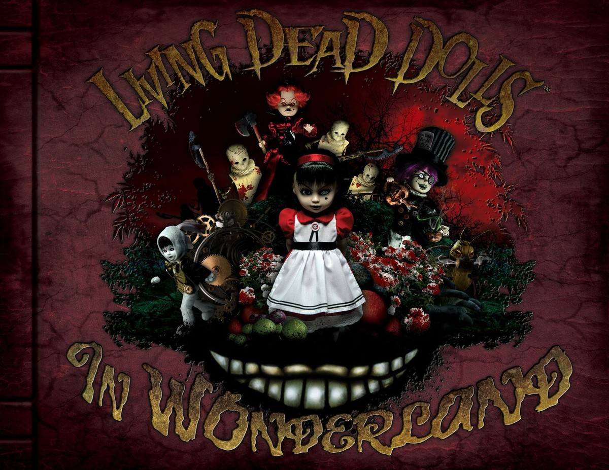 Living Dead Dolls In Wonderland Hardcover Book Limited Edition