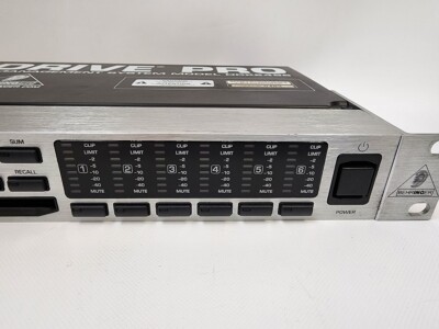 Behringer DCX2496 Ultra-Drive Loudspeaker Management System | eBay