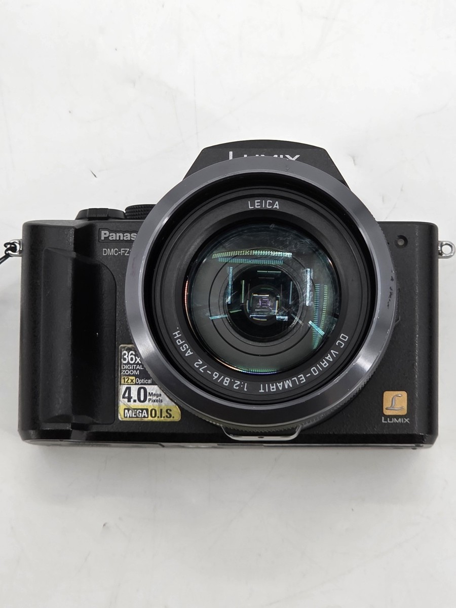 Panasonic Lumix DMC-FZ10 Digital Camera BLACK- No Charger | eBay
