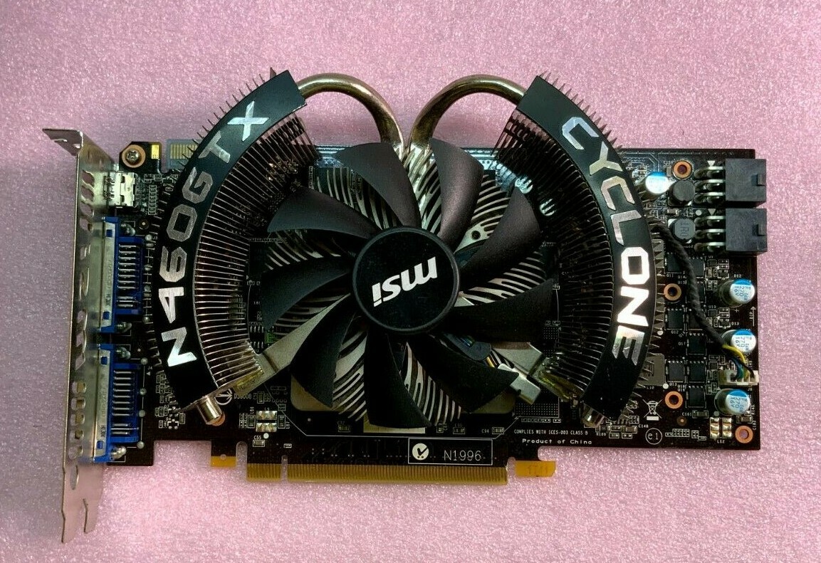MSI NVIDIA N460GTX Cyclone PCI Express x16 VIDEO CARD 768MB GDDR5
