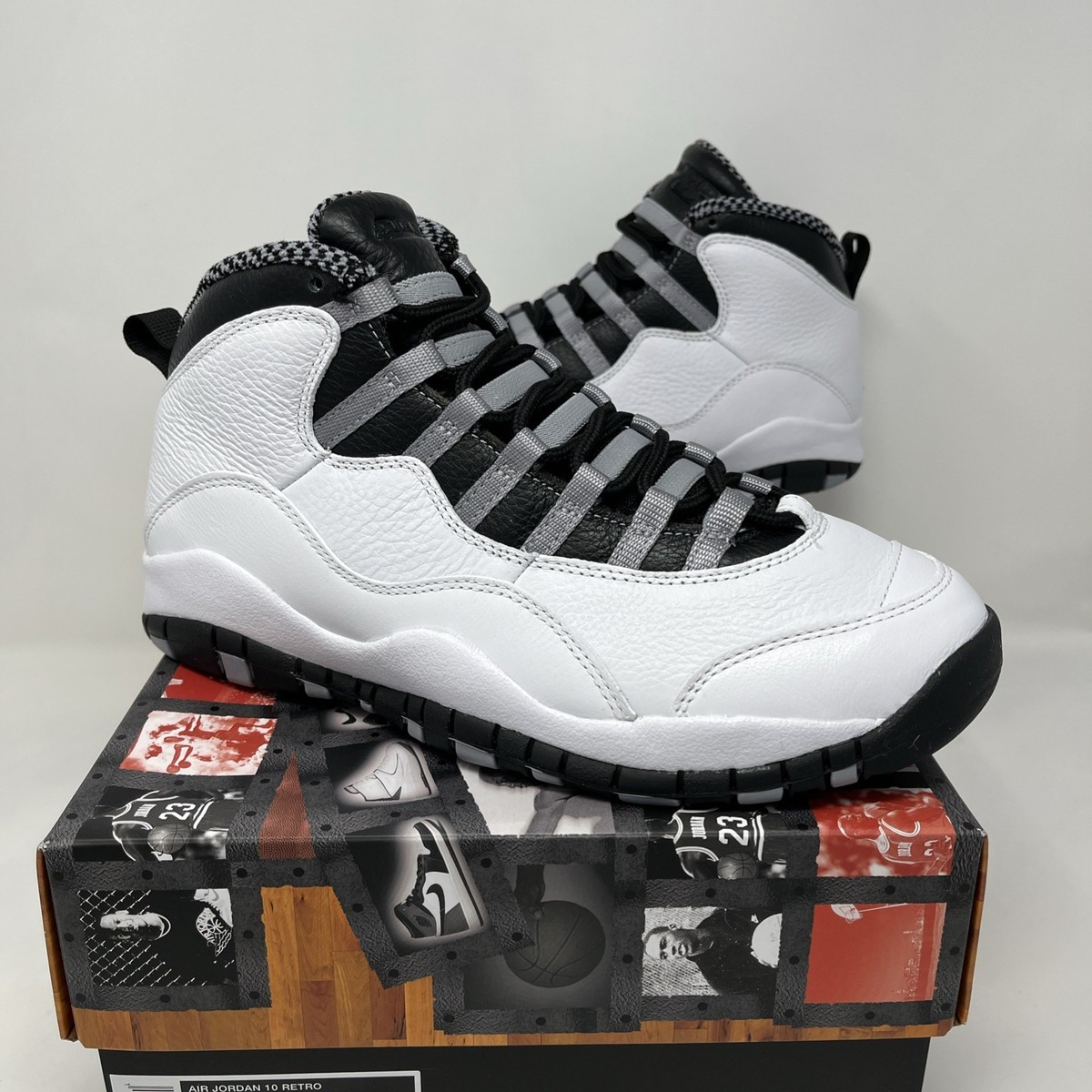 Jordan 10 Retro Steel Size 8.5 Mens New In Box Hj6779 104 DS Rare