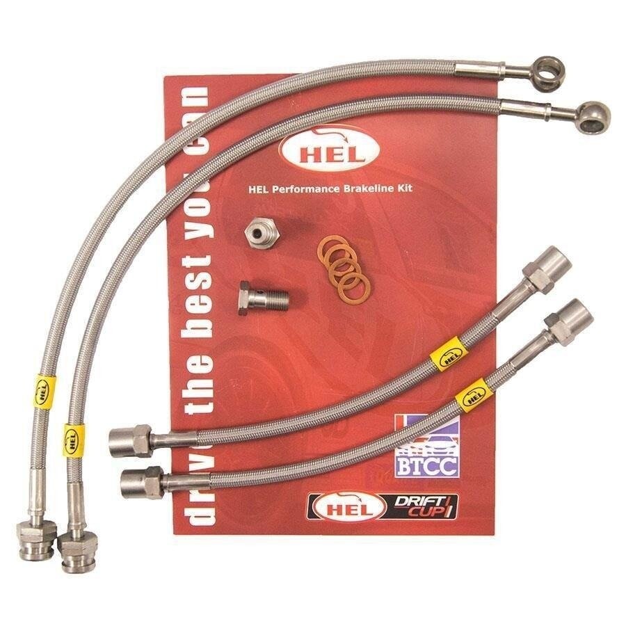 Stainless Braided Brake Lines HEL for Kawasaki ZX10R Ninja E F
