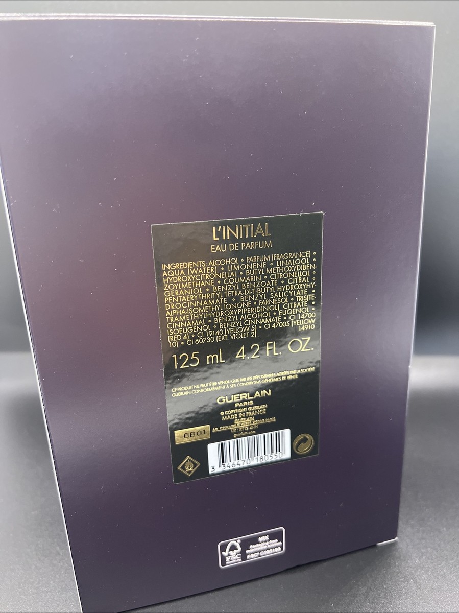 Guerlain L'Initial Eau de Parfum 125ml /4.2oz – Rare Discontinued