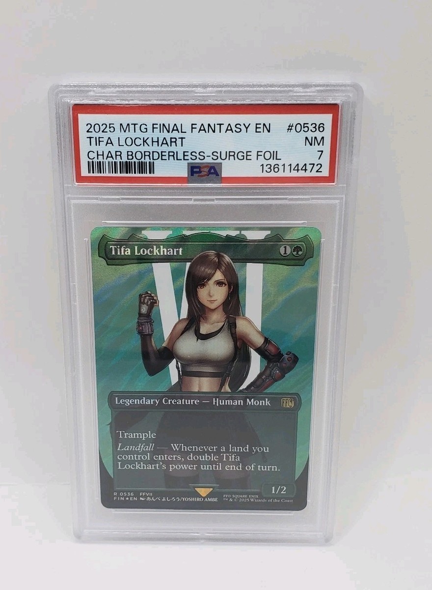 Tifa Lockhart (Borderless) (Surge Foil) Final Fantasy Foil for
