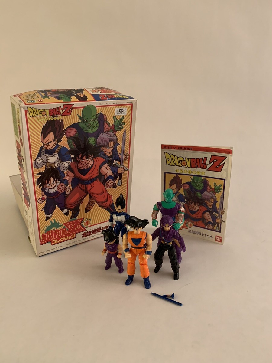 Dragon Ball Z 1992 Bandai Battle Z 1 Model Kit Figure Set Rare