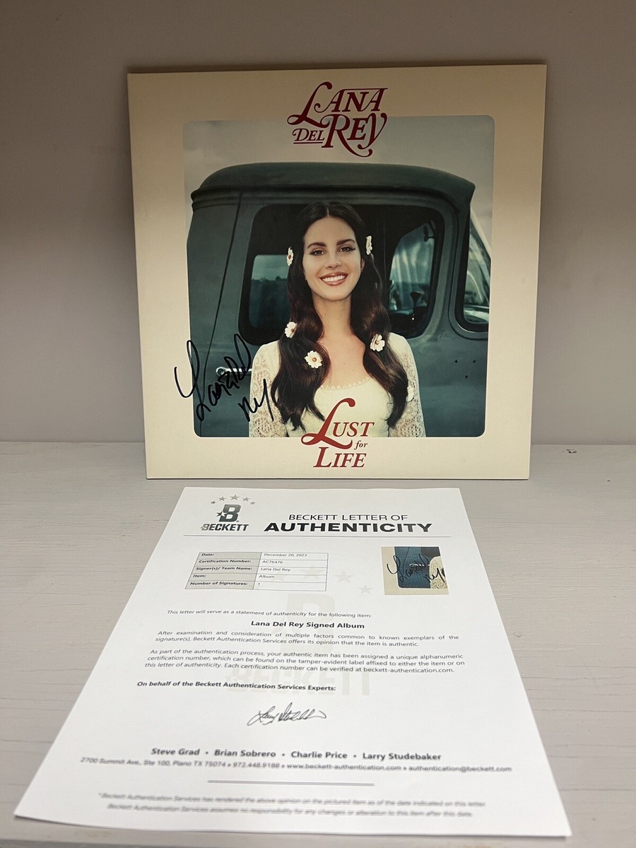 LANA DEL REY SIGNED LUST FOR LIFE VINYL LP - BECKETT LOA | eBay