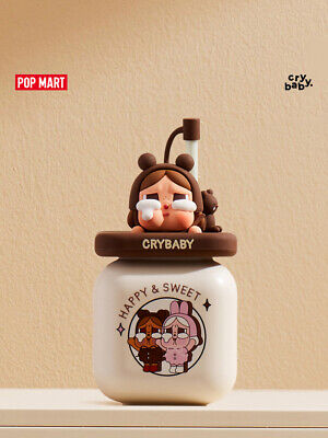 POPMART CRYBABY Tears Factory Series crying again Ceramic straw